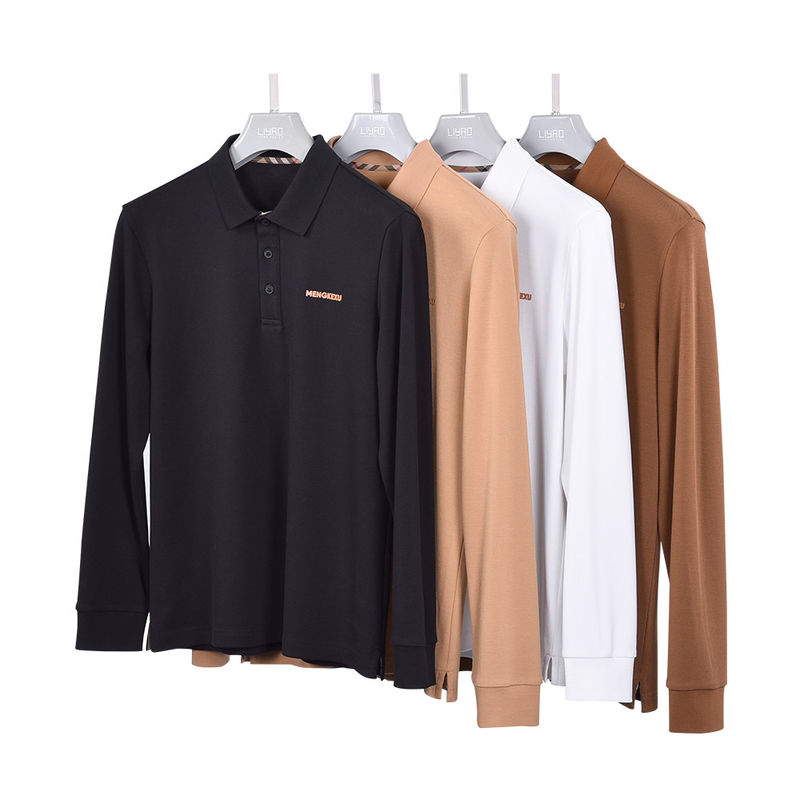 قميص بولو سريع التجفيف للرجال القطن تصميم مخصص الطول العادي