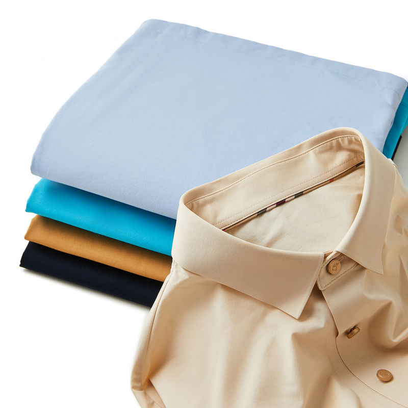 النوع الخزين سريع الجفاف الخياطة الفاخرة القميص البولو بدون خياطة للرجال