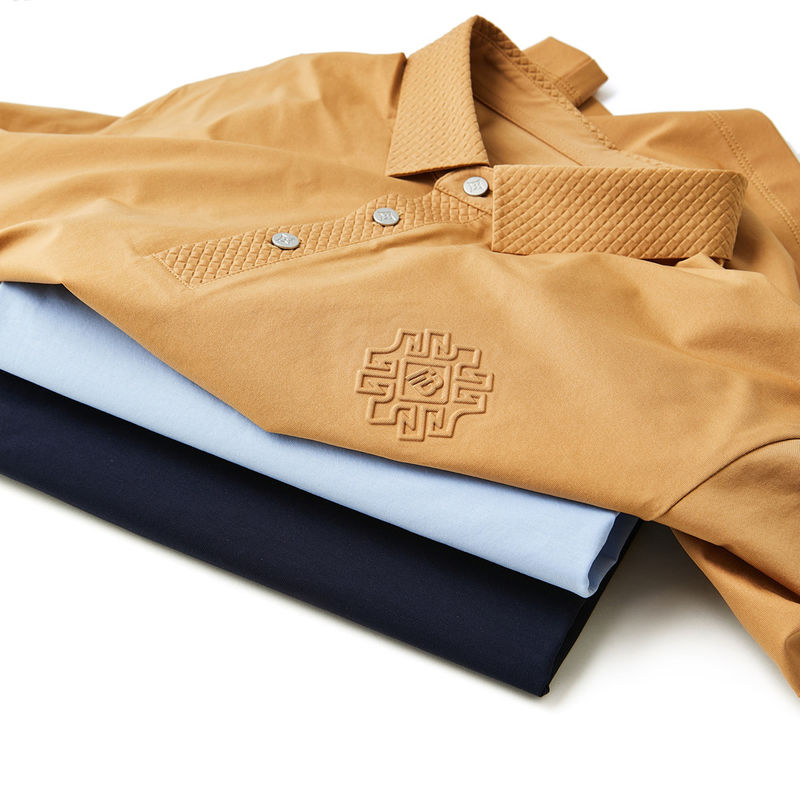 قميص بولو بالطباعة الخضراء مع ألوان مخصصة ووزن النسيج 170-210جرام