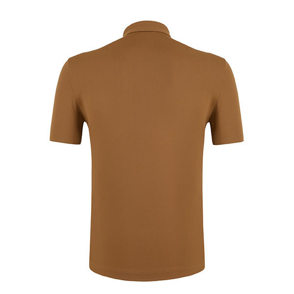 قميص بولو للرجال مع الجفاف السريع ضد التشنج شعار مخصص قطن نسيج بلا خيط التصميم