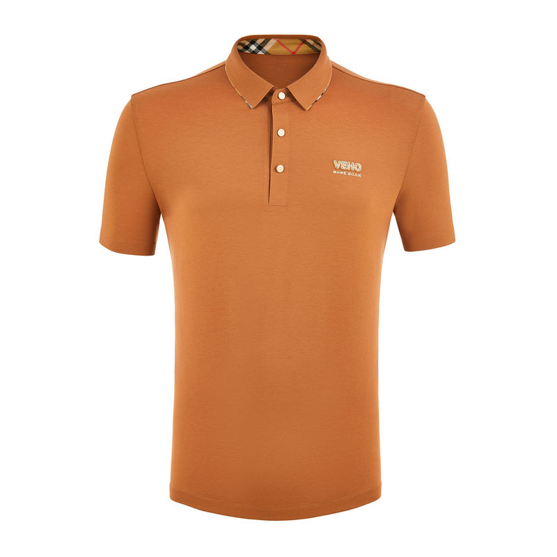 قميص للرجال الصيف والخريف بدون خياطة الحياة اليومية القصيرة الأكمام الرياضية ارتداء 170-210جرام