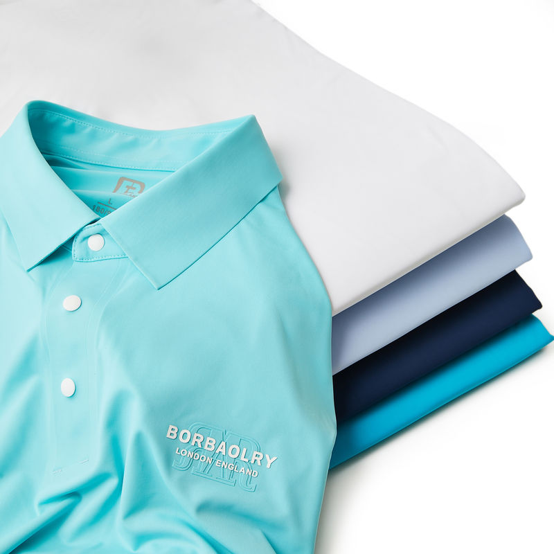 الحياة اليومية قميص بولو للرجال 170-210 غرام نسيج خيط مصمم خصيصا