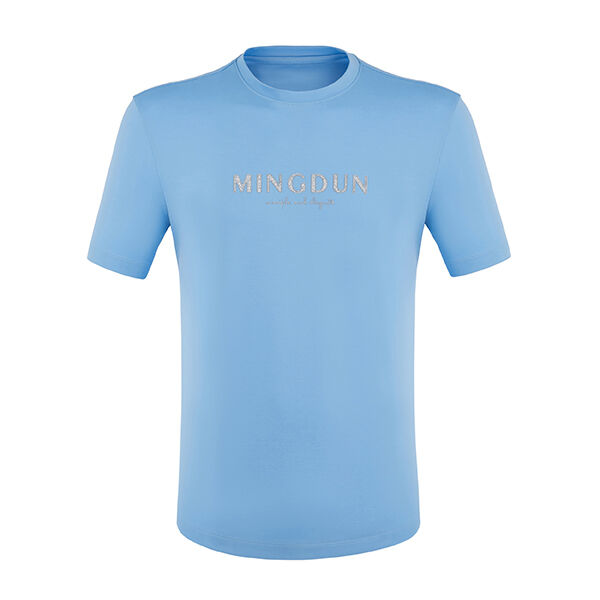 170-210جرام مرونة عالية شخصية عادي القميص العادي ذات الحجم الكبير مع شعار قميص نمط مخصص للرجال