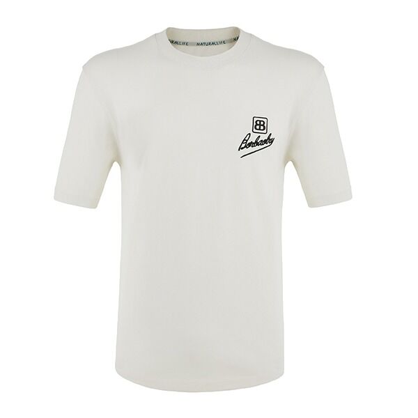 تي شيرت رجالي مخصص عالي الجودة بوزن 170-210 جرام، يتميز بمرونة عالية وجودة جيدة، مع تطريز شعار فضفاض