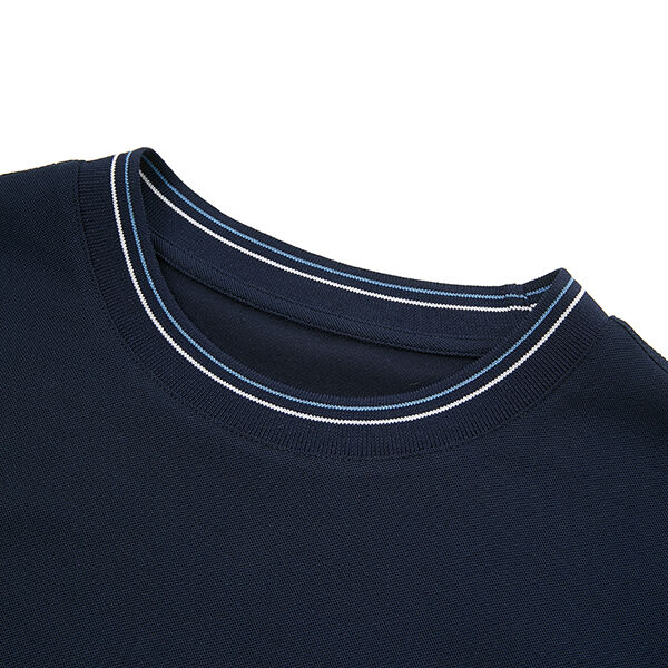 100% قطن 170-210 جرام قمصان عالية الجودة تي شيرت مطرز حسب الطلب بياقة دائرية و ألوان متداخلة