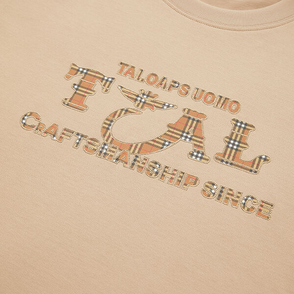 تصميم جديد ملابس فاخرة الرجال قميص ذو رقبة قميص صب الرجال اللون المخصص شعار قميص طلاء طباعة طوق مستدير