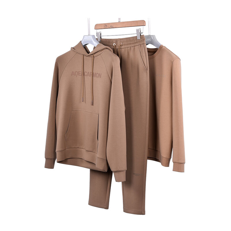 طقم بدلة رياضية للرجال بتصميم مطبوع مخصص، بنطلون رياضي وسترة بغطاء رأس، ملابس رياضية عصرية للشوارع