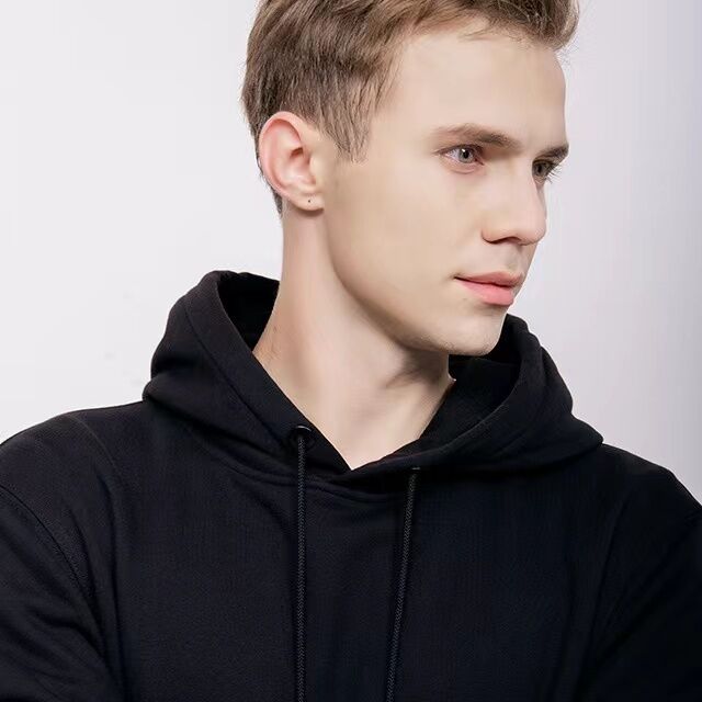 هودي قطن 100% مقاس كبير بطباعة شعار مخصص للرجال والنساء