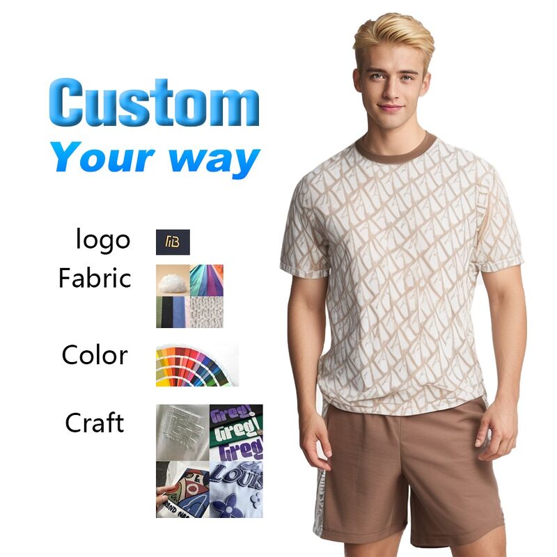 سرعة التوريد السريعة تلبية الطلب سلحفاة رقبة مزيفة طلاء رقبة سميكة قطن الرقبة O قميصات رسمية مع الشعار