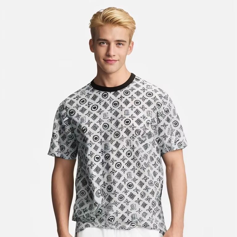 بيع مباشر بالجملة شعار مخصص ذو أكمام قصيرة قميص صيفي عتيق مغسل للرجال