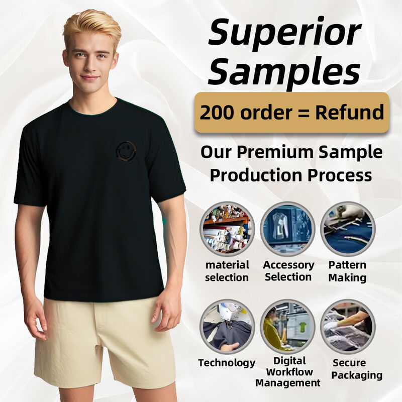 الطباعة بالجملة حسب الطلب القميص الفارغ الرخيص القميص المطبوع القميص البسيط القطني الجمل القميص الأسود البسيط