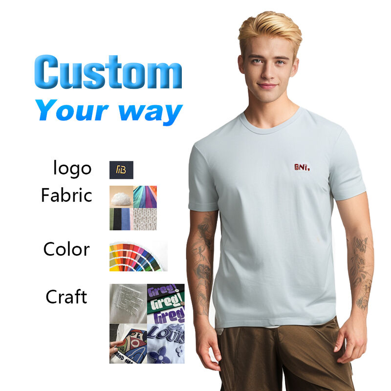 تيشيرتات رياضية قطنية عالية الجودة للرجال برقبة دائرية فضفاضة للصيف، ملابس علوية قطنية مسامية للجري في الهواء الطلق