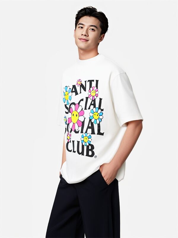 قميص يونيسيكس جديداً صيفياً جديداً للرجال من القطن مصمم قميص كازوال رسمي مطبوع