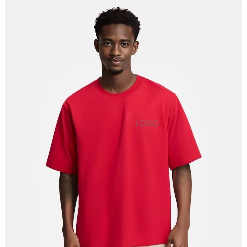 صيفية مستديرة الرقبة العادية الموضة قصيرة الأكمام قطن قميص ملابس رياضية فضفاضة أعلى في المخزون