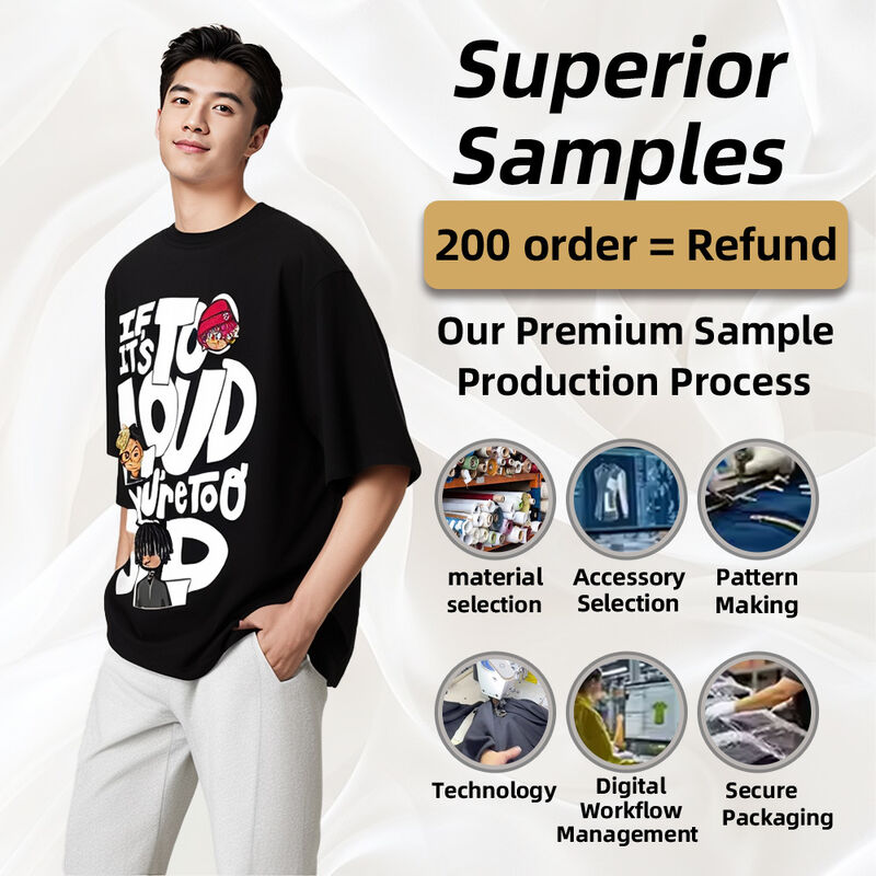 تيشيرتات رجالية قطنية 100% بقصة واسعة وغسيل حمضي، تيشيرت كلاسيكي بتصميم باهت بالشمس وشعار مخصص وطول قصير أو طويل وياقة كلاسيكية