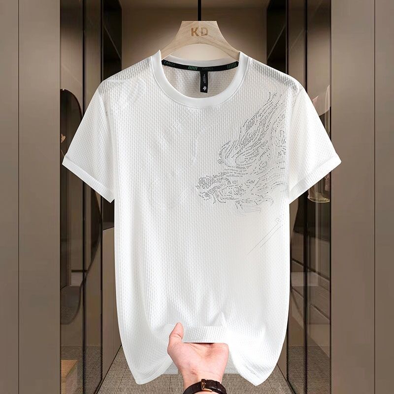 صناعة مباشرة الملابس المنسوجة كروونك الرجال القصيرة ذات الأكمام القصيرة شعار غولف قمصان