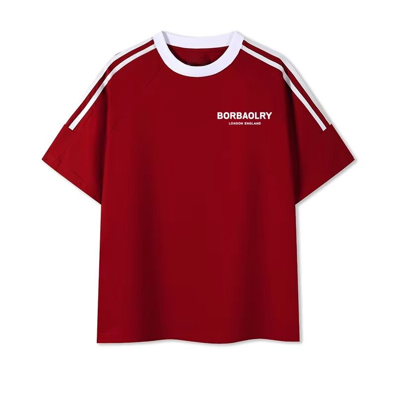 الرجال O-Neck عادي الحياكة الملونة القطن قميصات مريحة للرجال مزيج الطباعة القميص الحلو للرجال