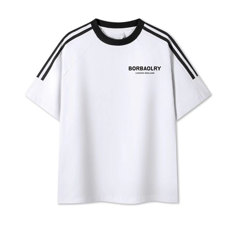 الرجال O-Neck عادي الحياكة الملونة القطن قميصات مريحة للرجال مزيج الطباعة القميص الحلو للرجال