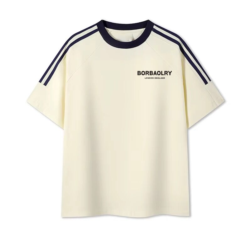 الرجال O-Neck عادي الحياكة الملونة القطن قميصات مريحة للرجال مزيج الطباعة القميص الحلو للرجال