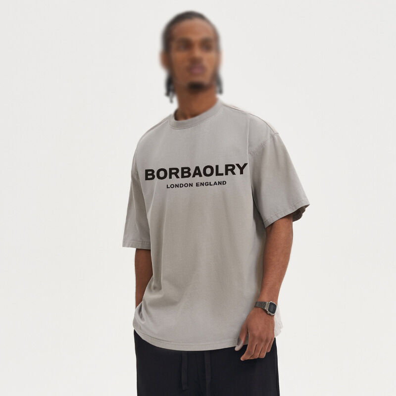 العلامة التجارية للأزياء قميص للرجال المصمم قميص القطن الفاخر للخارج مطبوع الرقبة المستديرة القميص القصير القميص العادي