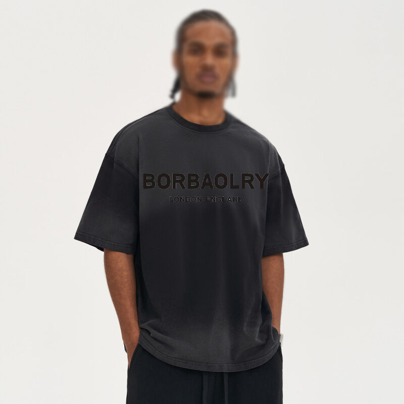 العلامة التجارية للأزياء قميص للرجال المصمم قميص القطن الفاخر للخارج مطبوع الرقبة المستديرة القميص القصير القميص العادي