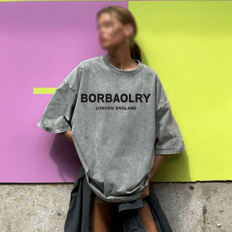 قميص قطني عالي الجودة قميص فانتازي ضخم الحجم لون متين قميص مغسل قميص فانتازي ثقيل