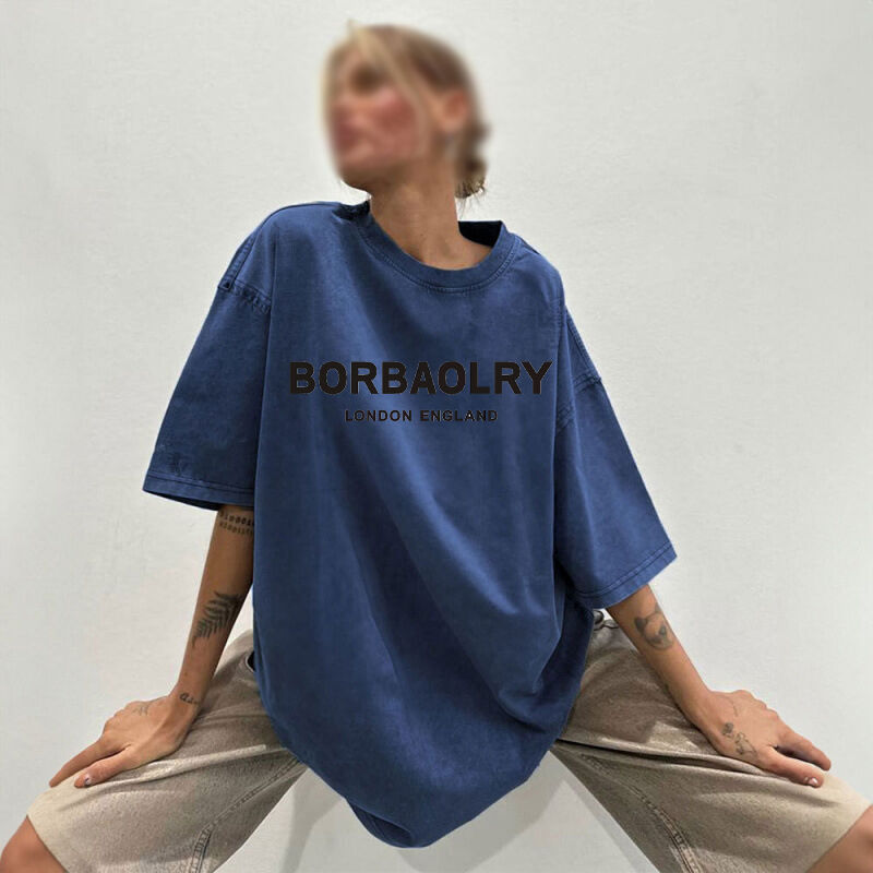 قميص قطني عالي الجودة قميص فانتازي ضخم الحجم لون متين قميص مغسل قميص فانتازي ثقيل