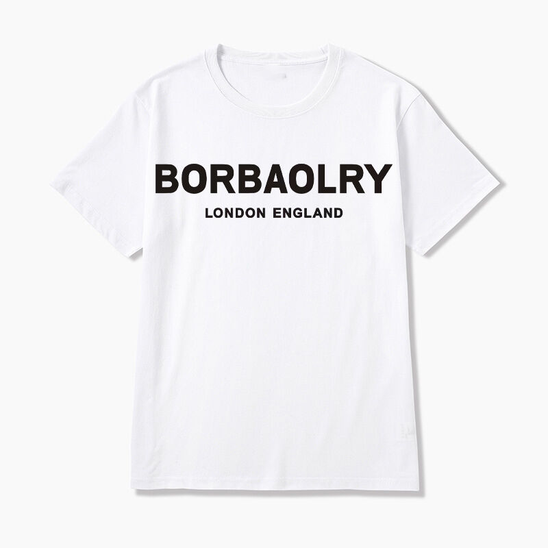 المنتجات الجديدة بالجملة طباعة مخصصة بسيطة بيضاء رياضية رياضية رياضية سريعة جافة للرجال قميص للرجال