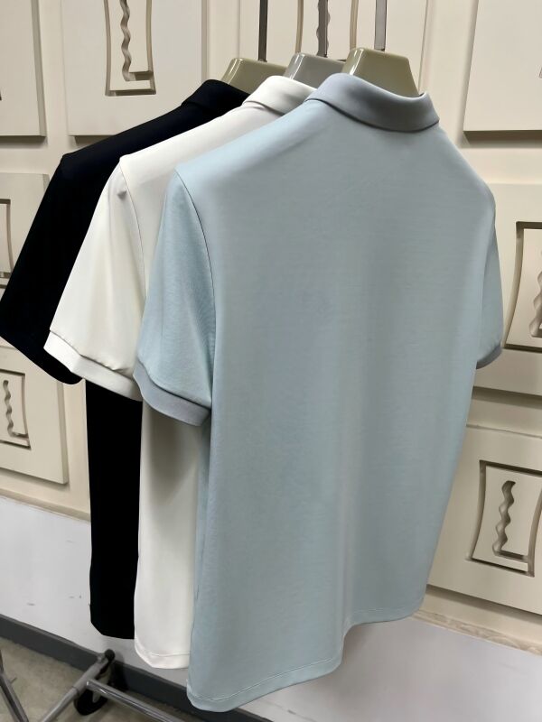 قميص بولو كلاسيكي للرجال. قميص قصير، جودة عالية لارتداء يومي عادي