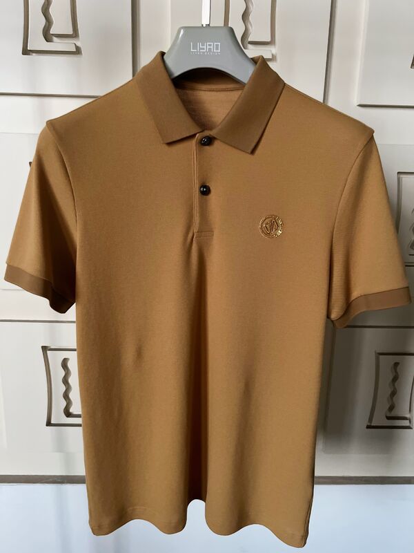 قمصان بولو للرجال عالية الجودة القطن شعار مخصص مطرز أو شعار طباعة آلة العلامة التجارية العادية مدينة بولوس