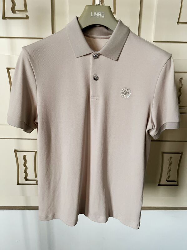 قمصان بولو للرجال عالية الجودة القطن شعار مخصص مطرز أو شعار طباعة آلة العلامة التجارية العادية مدينة بولوس