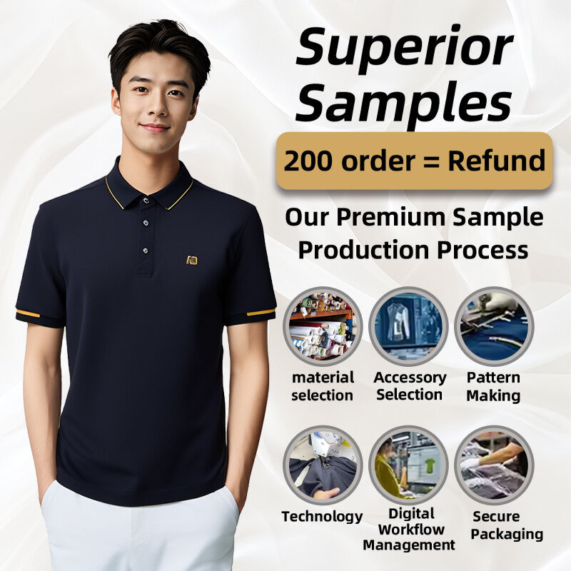 ملابس رياضية مخصصة بالجملة مقاس كبير مورد ملابس رياضية قميص بولو رجالي أسود فريق