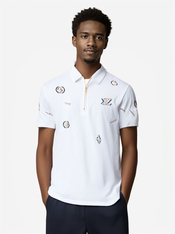 صانع العصرية للرجال العادية النسيج الصلب المنسوج القصير معطف ذو الأكمام القصيرة المطرزة الحاجز الشبابية متعددة الاستخدامات القاعدة المضادة للكسوف