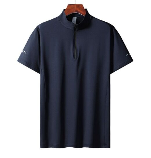 بيع بالجملة الملابس الرياضية للرجال البولو الغولف الأكمام القصيرة القميص الجاف السريع