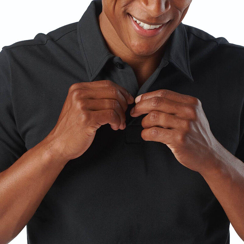 قميص غولف فاخر عالي الجودة قميص غولف سريع جاف ضئيل يتناسب قميص بسيط مصنع